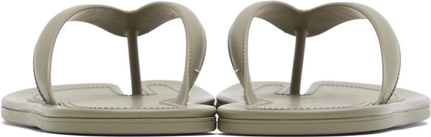 Maison Margiela Gray Tabi Flat Sandals - Picture 2