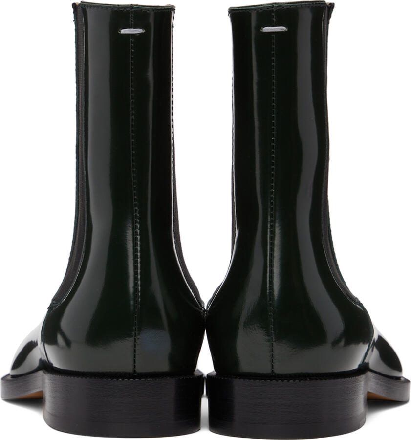 Maison Margiela Green Beatles Tabi Boots