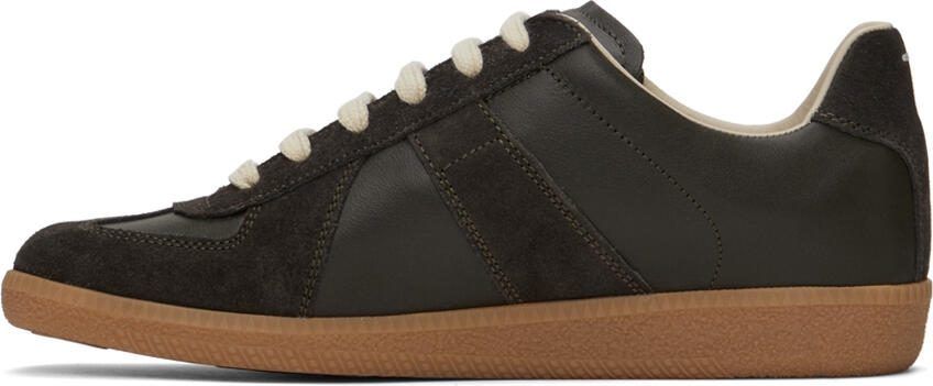 Maison Margiela Khaki Replica Sneakers - Picture 3