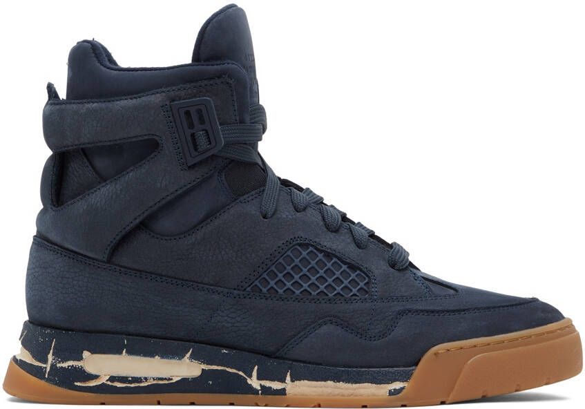 Maison Margiela Navy DDstk Sneakers - Picture 5