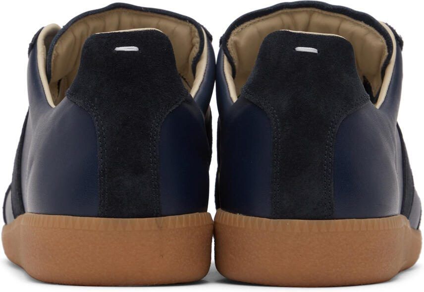 Maison Margiela Navy Replica Sneakers - Picture 2
