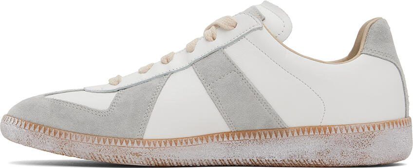 Maison Margiela Off-White  Gray Replica Sneakers - Picture 4
