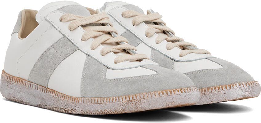 Maison Margiela Off-White  Gray Replica Sneakers - Picture 2