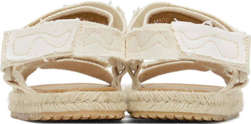 Maison Margiela Off-White Patchwork Hiking Sandals