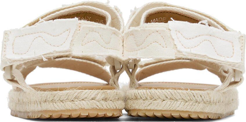 Maison Margiela Off-White Patchwork Hiking Sandals