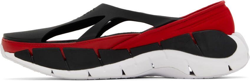 Maison Margiela Red  Black Reebok Edition Croafer Sneakers - Picture 3
