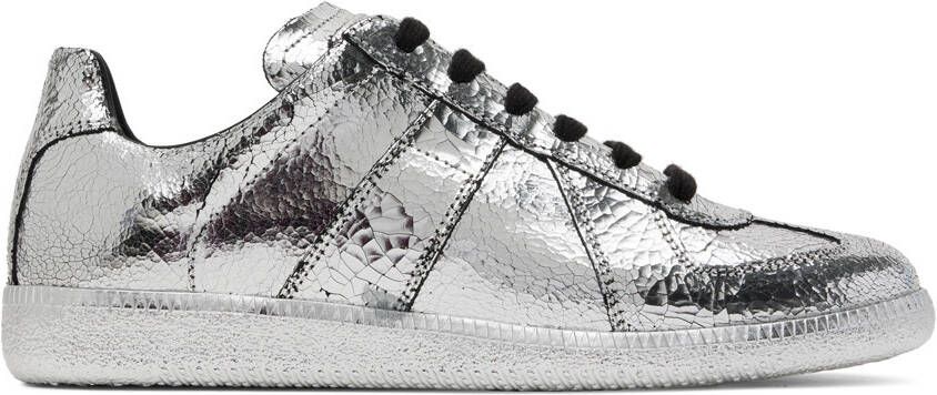 Maison Margiela Silver Replica Sneakers - Picture 4