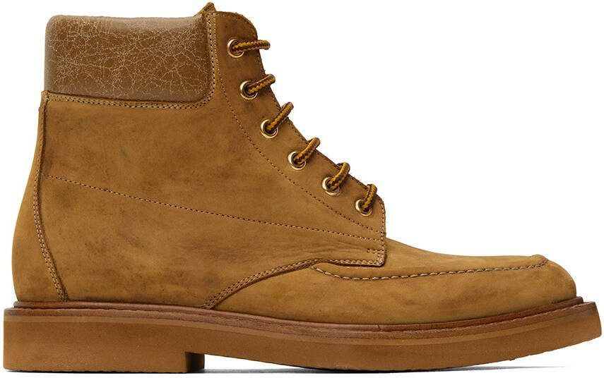 Maison Margiela Tan Artist Boots - Picture 5