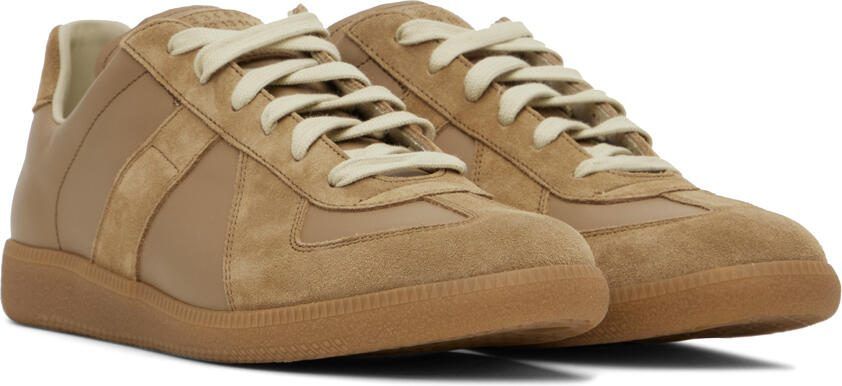 Maison Margiela Tan Replica Sneakers - Picture 2