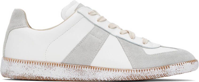 Maison Margiela Off-White  Gray Replica Sneakers - Picture 3