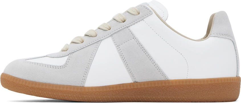 Maison Margiela White  Gray Replica Sneakers - Picture 8