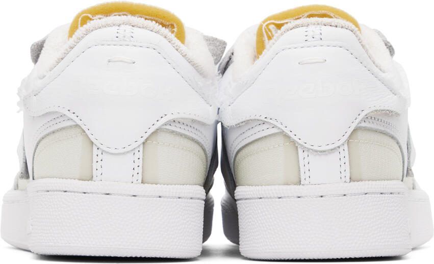 Maison Margiela White  Yellow Reebok Classics Edition Memory Of Sneakers