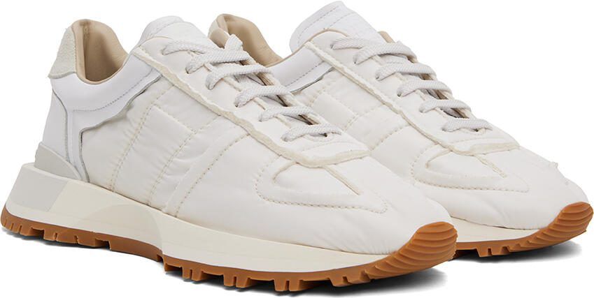 Maison Margiela White Evolution Runner Sneakers - Picture 2