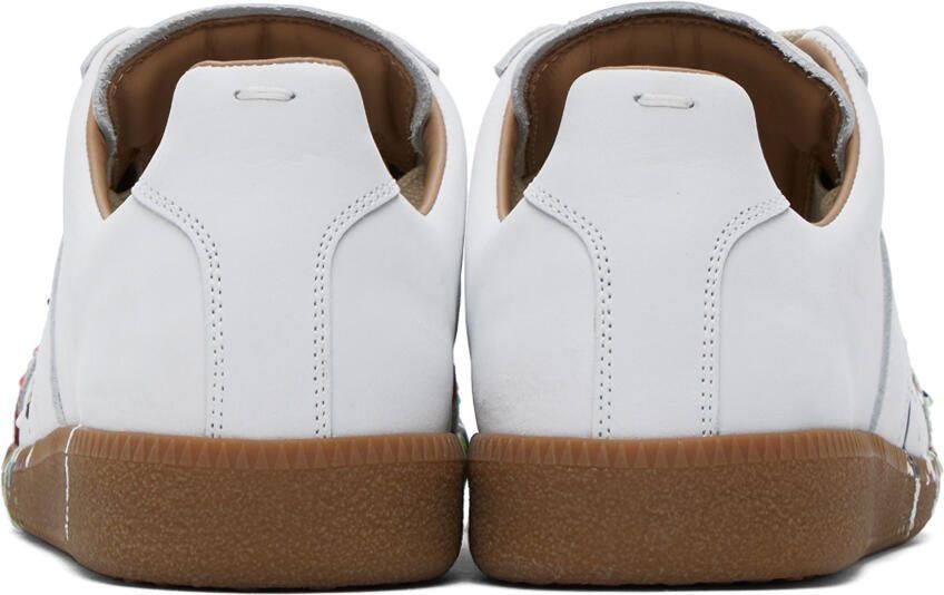 Maison Margiela Off-White  Multicolor Paint Drop Replica Sneakers