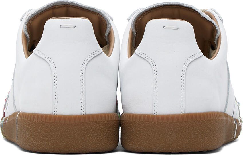 Maison Margiela Black Paint Replica Sneakers