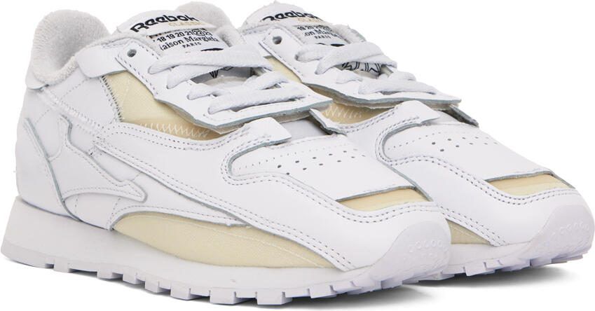 Maison Margiela White Reebok Classics Edition Memory Of Sneakers - Picture 2