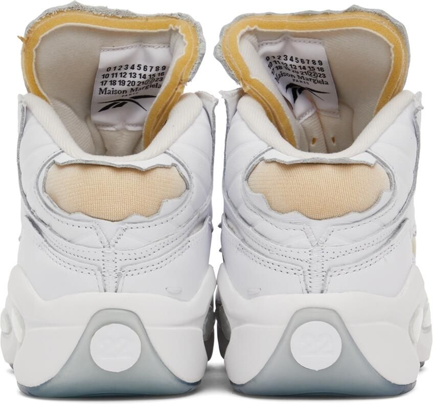 Maison Margiela White Reebok Classics Edition Question Memory Of Sneakers