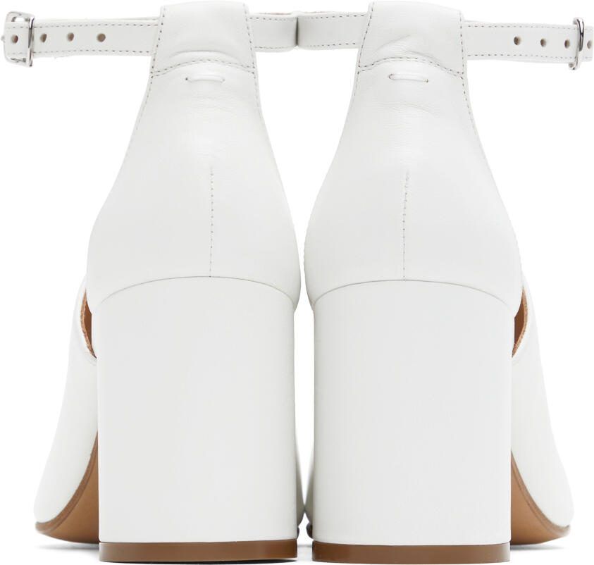 Maison Margiela White Tabi Heeled Sandals
