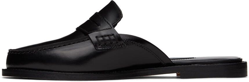 Manolo Blahnik Black Perritamu Slippers - Picture 4