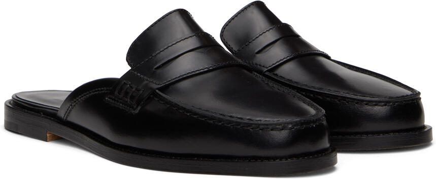 Manolo Blahnik Black Perritamu Slippers - Picture 2