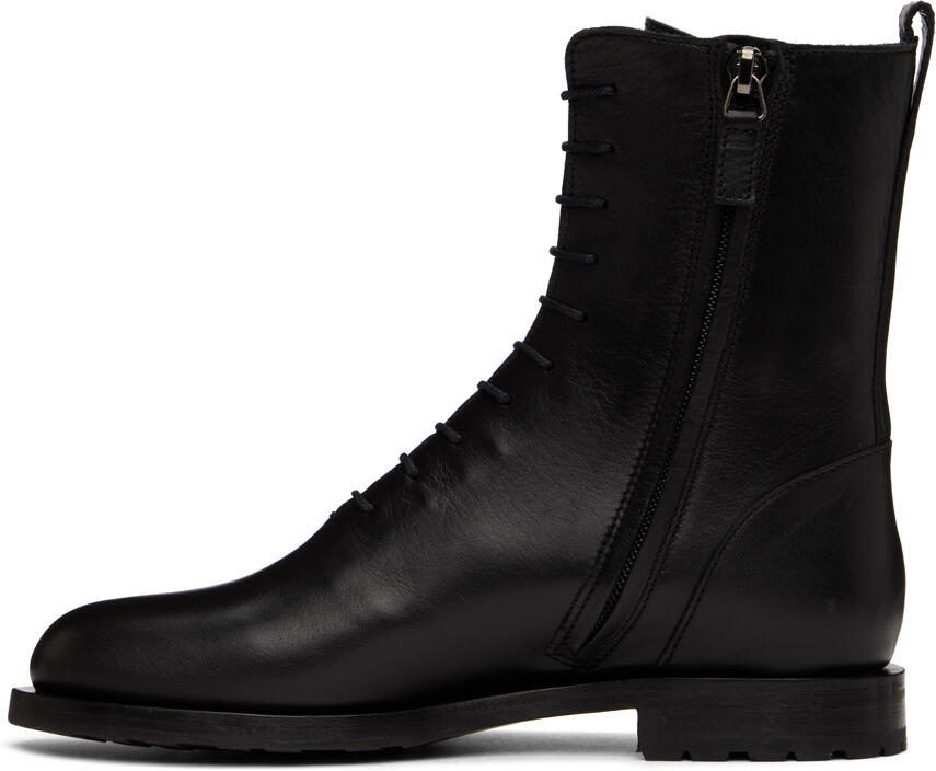 Manolo Blahnik Black Planigia Boots - Picture 3