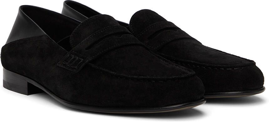 Manolo Blahnik Black Plymouth Loafers - Picture 2