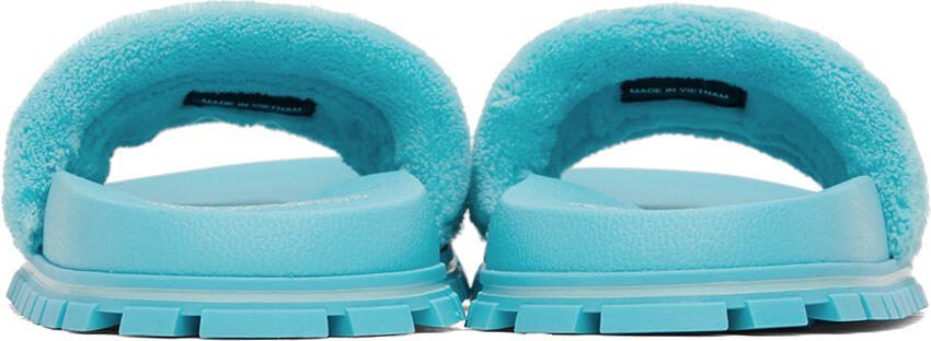 Marc Jacobs Blue 'The Terry Slide' Sandals - Picture 3