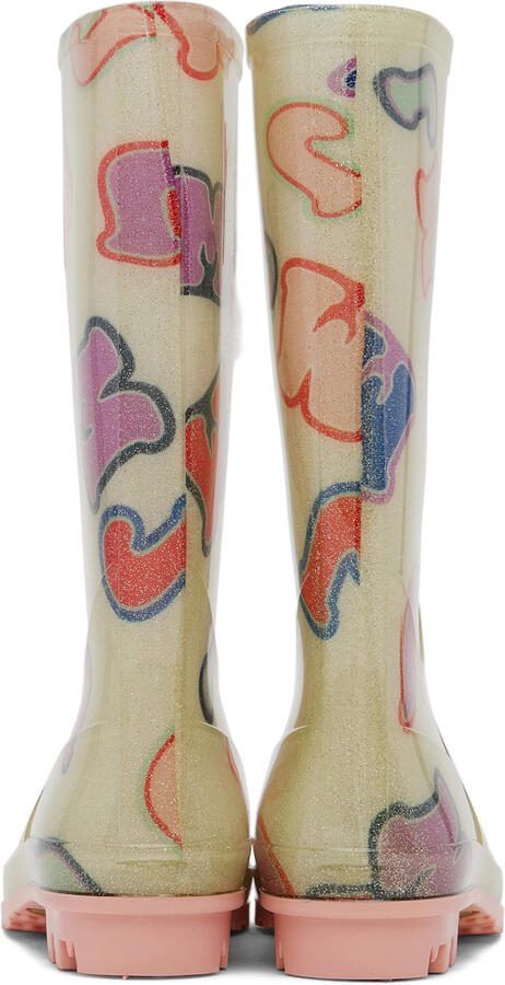 Marc Jacobs Kids Off-White Urban Jungle 'MJ' Rain Boots - Picture 4