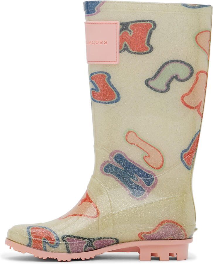 Marc Jacobs Kids Off-White Urban Jungle 'MJ' Rain Boots