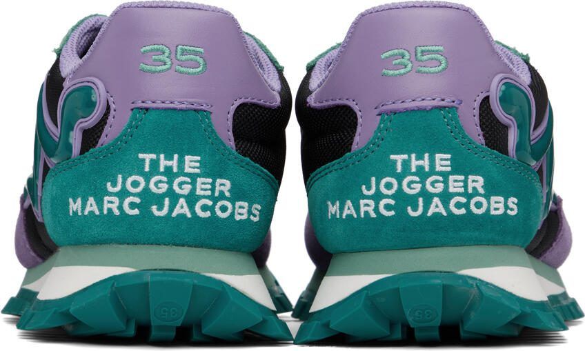 Marc Jacobs Purple  Green 'The Jogger' Sneakers - Picture 5