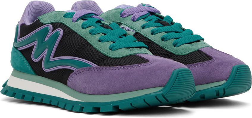 Marc Jacobs Purple  Green 'The Jogger' Sneakers