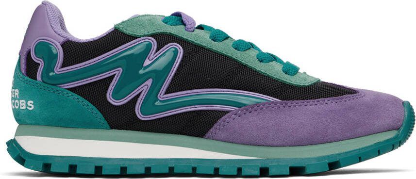 Marc Jacobs Purple  Green 'The Jogger' Sneakers - Picture 3