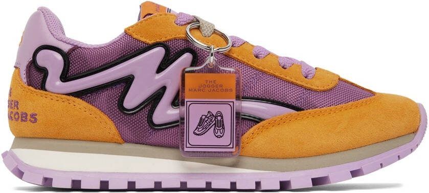 Marc Jacobs Purple  Orange 'The Jogger' Sneakers - Picture 5
