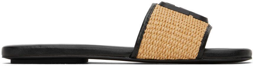 Marc Jacobs Tan  Black 'The J Marc' Sandals - Picture 4