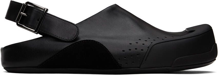 Marni Black Fussbett Sabot Sandals - Picture 5