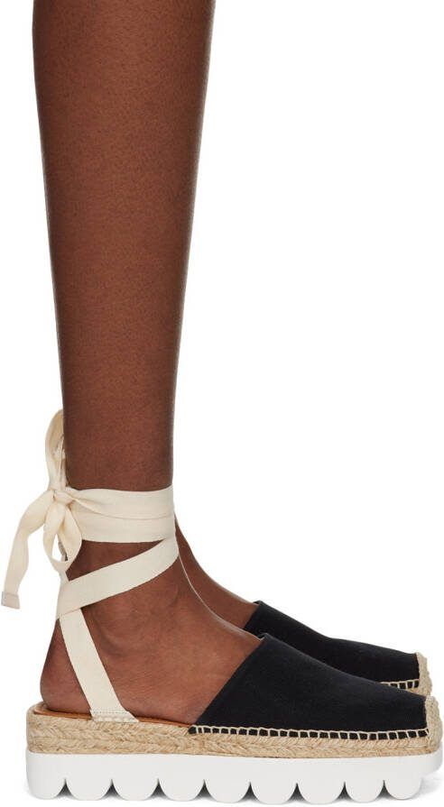 Marni Black Self-Tie Espadrilles - Picture 2