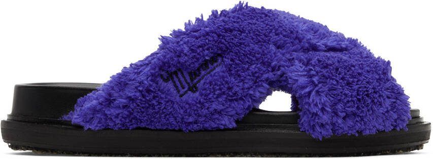 Marni Blue Fussbett Sandals - Picture 4