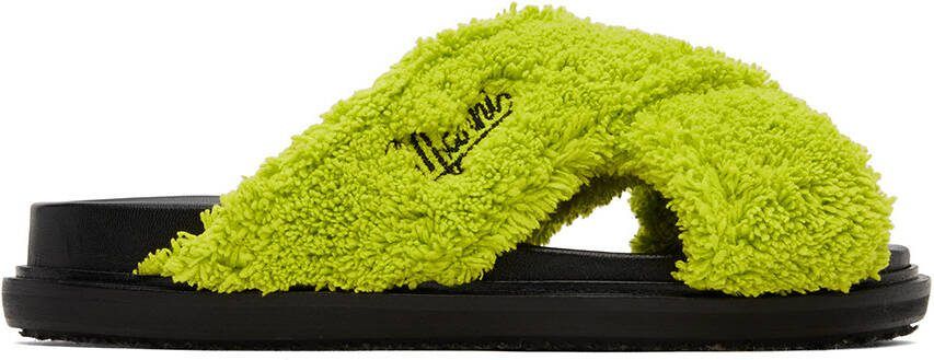 Marni Green Fussbett Sandals - Picture 5