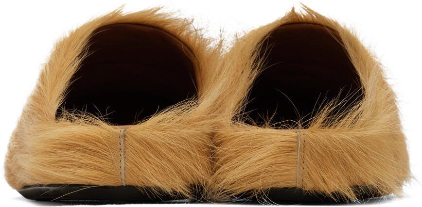 Marni Beige Fussbett Sabot Loafers - Picture 4