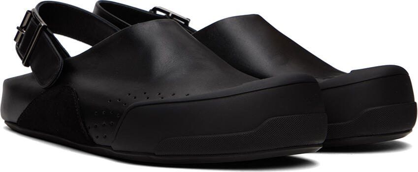 Marni Black Fussbett Sabot Sandals - Picture 2