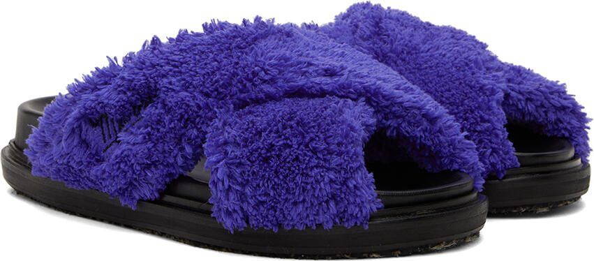 Marni Blue Fussbett Sandals