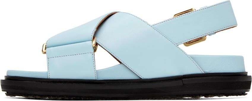 Marni Blue Fussbett Sandals - Picture 3