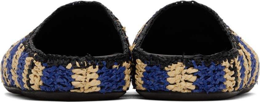 Marni Blue No Vacancy Inn Edition Fussbett Loafers - Picture 2