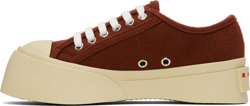 Marni Brown Felt Pablo Sneakers - Picture 3