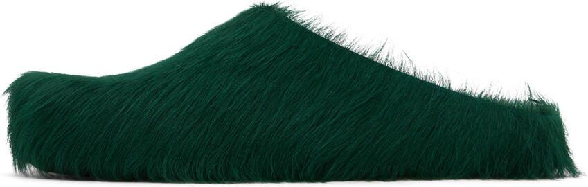 Marni Green Fussbett Sabot Loafers - Picture 4