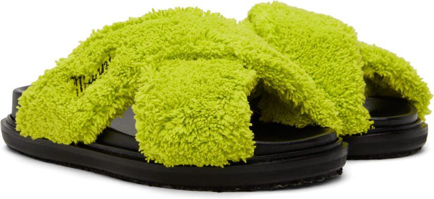 Marni Green Fussbett Sandals