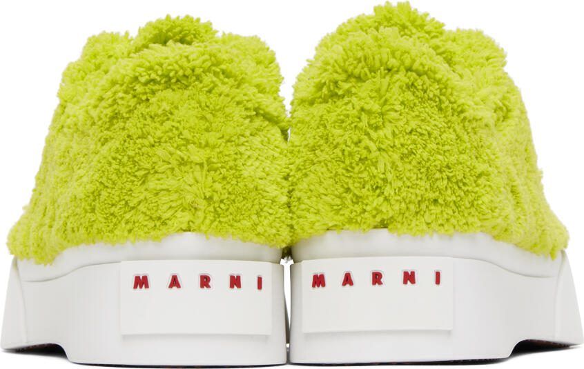 Marni Green Terry Pablo Sneakers