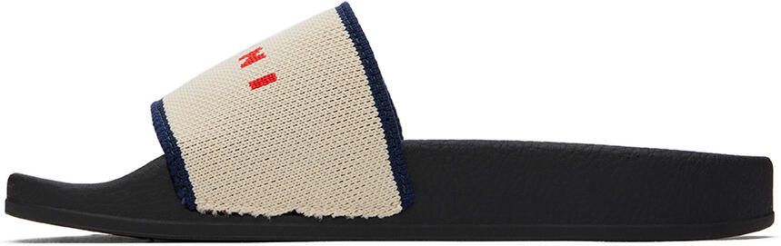 Marni Kids Beige Logo Sandals - Picture 3