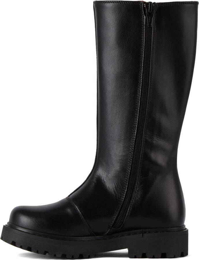Marni Kids Black Logo Stripe Boots - Picture 2