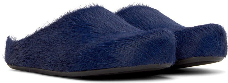 Marni Navy Fussbett Sabot Slides - Picture 2
